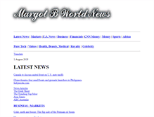 Tablet Screenshot of margotbworldnews.com
